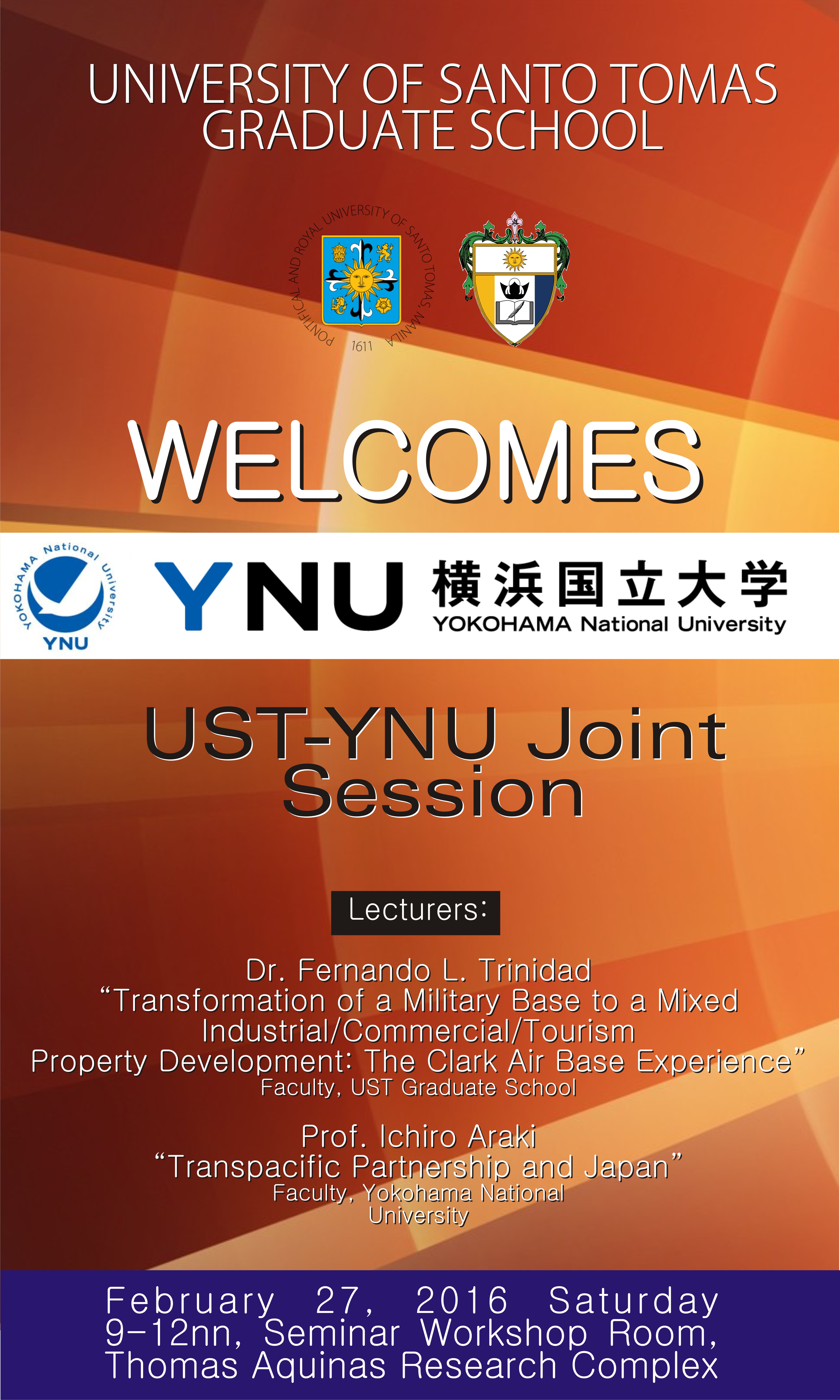 UST-YNU Joint Session