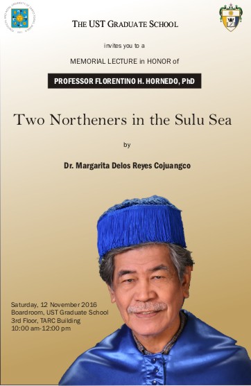 Saturday, 12 November 2016 Boardroom, UST Graduate School  3rd Floor, TARC Building 10:00 am-12:00 pm